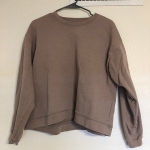 Madewell brown sweatshirt